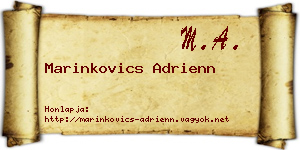 Marinkovics Adrienn névjegykártya